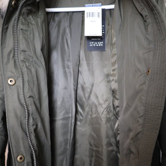 Lauren Ralph Lauren Padded Down Jacket, Litchfield Loden - Picture 4 of 11